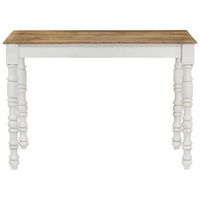 mesa de comedor madera maciza de mango 110x60x76 cm