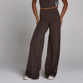 Pantalón de pernera ancha Tempo tall para mujer de MP - Café - L