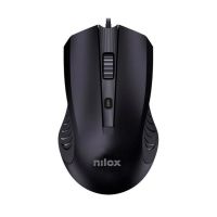 nilox mousb1013 raton con cable usb 2400dpi negro