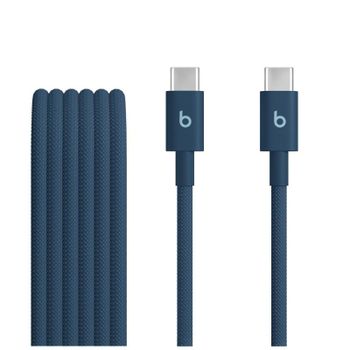 Cable Apple Beats USB C 1,5 m Mallado Rápida Carga Azul Marina