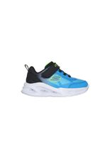 zapatillas skechers skechers meteor-lights negroazul nino