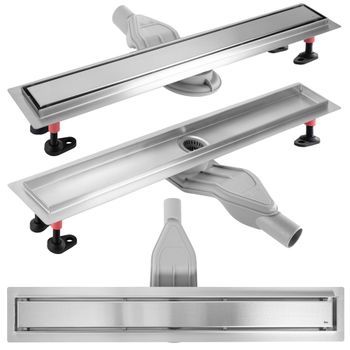 Drenaje Lineal Rea Neox Superflow Brush Steel 600
