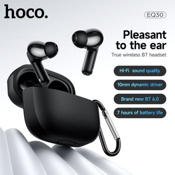 HOCO EQ30 NUEVOS Auriculares Inalámbricos Bluetooth 6.0, Auriculares Deportivos Intrauditivos, Sonido HiFi Estéreo, con Estuche y Micrófono para Llamadas Telefónicas