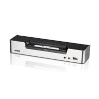 switch kvmp aten cs1642a 2 puertos dvi usb para dos pantallas