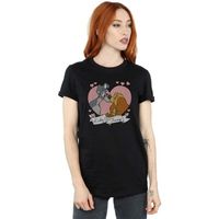 disney camiseta lady and the tramp para mujer