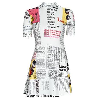 Desigual Vestido VEST_NEWSPAPER para mujer