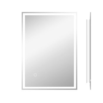 Espejo de baño LED 50x70 cm con interruptor táctil