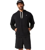 asics para hombre 2031f449 sudadera french terry relaxed negro l casual deportivo algodon