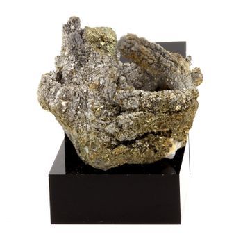 Pirita - Piedra Natural De México, Distrito De Santa Eulalia, Chihuahua - Mineral Raro De La Colección De Michel Jouty, Multicolor | 1250.3 Cts -