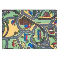 alfombra rebel roads playtime 95 pequeno pueblo antideslizante para  140x200 cm