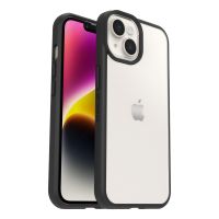funda otterbox react series iphone 14 plus ultra-fina antimicrobiana black crystal
