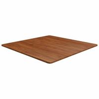 tablero de mesa cuadrada madera roble marron oscuro 90x90x15cm vidaxl
