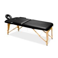 camilla de masaje de madera mr5150 negra