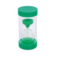 reloj de arena colourbright - 1 min verde