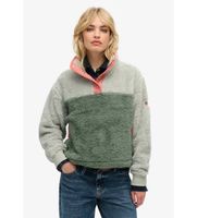 superdry para mujer w2012349a polar supersuave mash up verde xs casual poliester