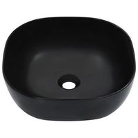 lavabo de bano moderno  lavabo 425x425x145 cm ceramica negro