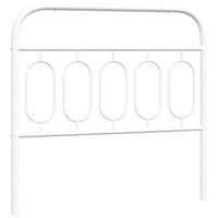 cabecero cama mueble de dormitorio de metal 100 cm blanco m020006628