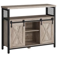 armario de cocina con estilo industrial greige  nero