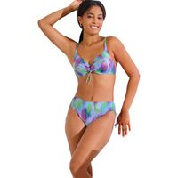 lisca banador jersey braga de banador con laterales ajustables cheek para mujer