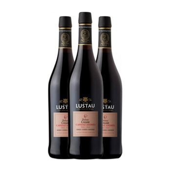 Lustau Vino Generoso Capataz Andrés Deluxe Cream Jerez-xérès-sherry 75 Cl 14% Vol. (pack De 3 Unidades)