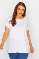 yours for good camiseta blanca algodon sostenible mujer curvy y tallas grandes yours for good