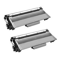 compatible multipack brother hl-5450dn printer toner cartridges 2 pack -tn3380