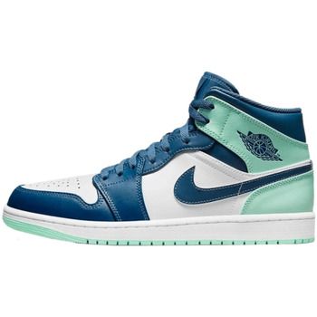Nike Deportivas Moda 1 Mid Blue Mint para hombre