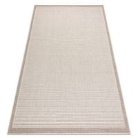 alfombra spring 20411558 sisal lineas marco bucle - beige 140x200 cm