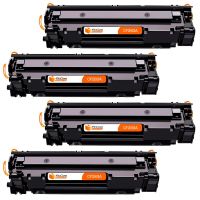 pccom essential hp cf283a toner compatible negro pack 4