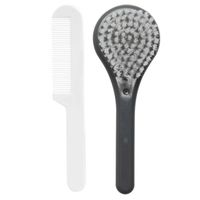 set de cepillo y peine dark grey