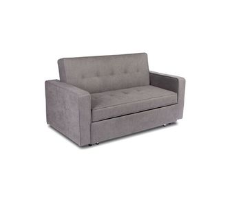 Sofá cama de 2 plazas en gris 168,5 cm soren gris 169 x 91/46 x 86/180 cm
