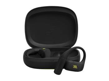 Auriculares conducción de aire - JBL Endurance Zone, Autonomía 32 h, IP68, OpenSound, 4 micrófonos, Negro/Lima