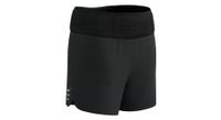 pantalon corto compressport trail racing mujer negro