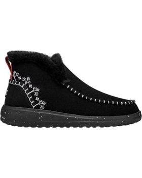 de HEY DUDE DENNY WOOL FAUX SHEA NEGRO