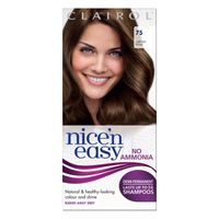 clairol nicen easy no ammonia hair dye 75 light ash brown
