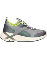 de geox - zapatilla deportiva unisex - silver-lime verde