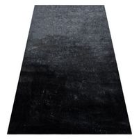 alfombra visco gris oscuro 5 felpa imitacion piel de conejo 200x290 cm