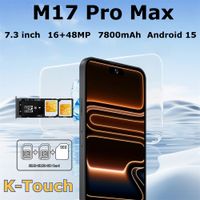 telefono movil k-touch m17 pro max smartphone de 73 pulgadas android 15 version global camara de 1648mp 5g doble sim doble modo de espera 7800mah version global