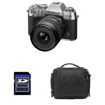 Cámara Mirrorless Fujifilm X-T50 Plata 40.2MP 16-50mm WiFi Bluetooth