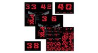 kit de adhesivos para horquilla y amortiguador fox racing shox rojo