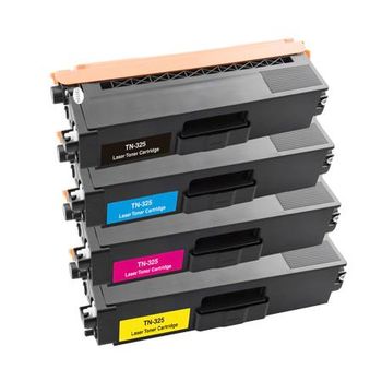 Compatible Multipack Brother HL-4570CDW Printer Toner Cartridges (4 Pack) -TN325BK