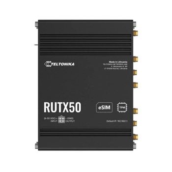 Router Teltonika RUTX50 5G WiFi 5 867 Mbps doble SIM y 5 puertos