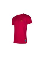 camiseta de escalada la sportiva climbing on the moon hombre fucsiagiallo