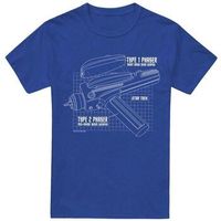 star trek tops y camisetas phaser plans para mujer
