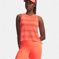under armour velociti  camiseta de running mujeres - naranja plateado