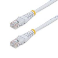 startechcom cable de red ethernet 15m utp patch cat5e cat 5e rj45 moldeado - blanco