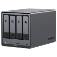 nas ugreen nasync dxp4800 plus 8gb ddr5 intel pentium gold 112tb sata nvme ethernet escritorio