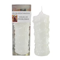 the bubble shop - velon desatanudos blanco  vela especial para acabar con peleas y discusiones
