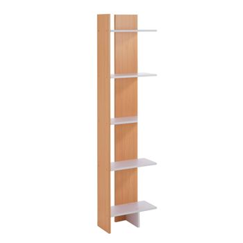 Librería columna efecto madera blanca cm. Al.170 x l.41,5 x p.21,5