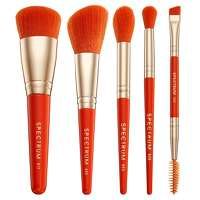 spectrum cocktails spritz midi 5 piece makeup brush set